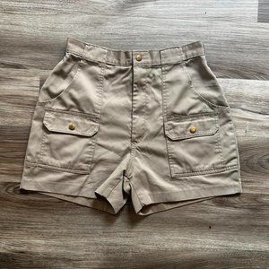 WoolRich Women Tan Cargo Shorts